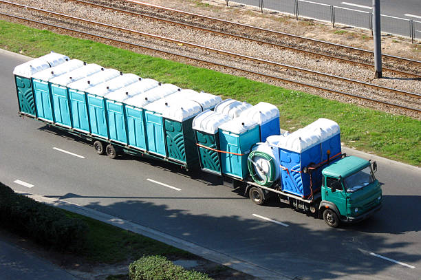 Porta potty delivery and setup in Jamestown, NC